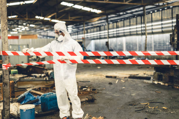 Professional Biohazard technician working in Kerrville, TX